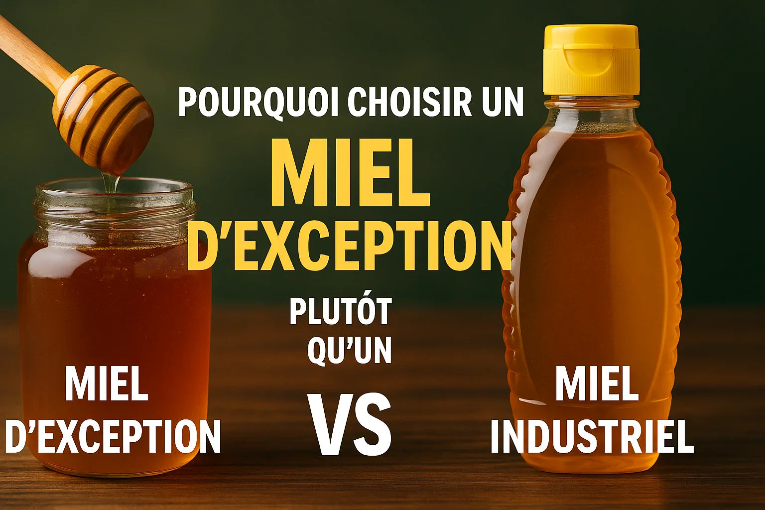 Pourquoi choisir un miel d’exception plutôt qu’un miel industriel ?
